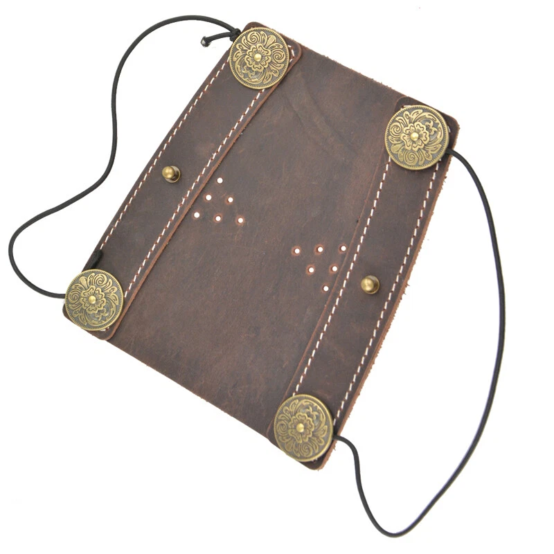 Cow Leather Arm Guard Bracer Protector Gear Traditional Archery Bow Shooting - Image 2 of 4