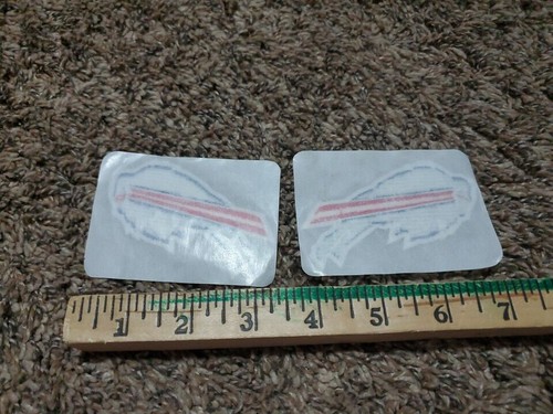 Lot of 2 Buffalo Bills NFL Blue Authentic Game Jersey Patches Ripon 3" x 2.5" - Picture 2 of 2