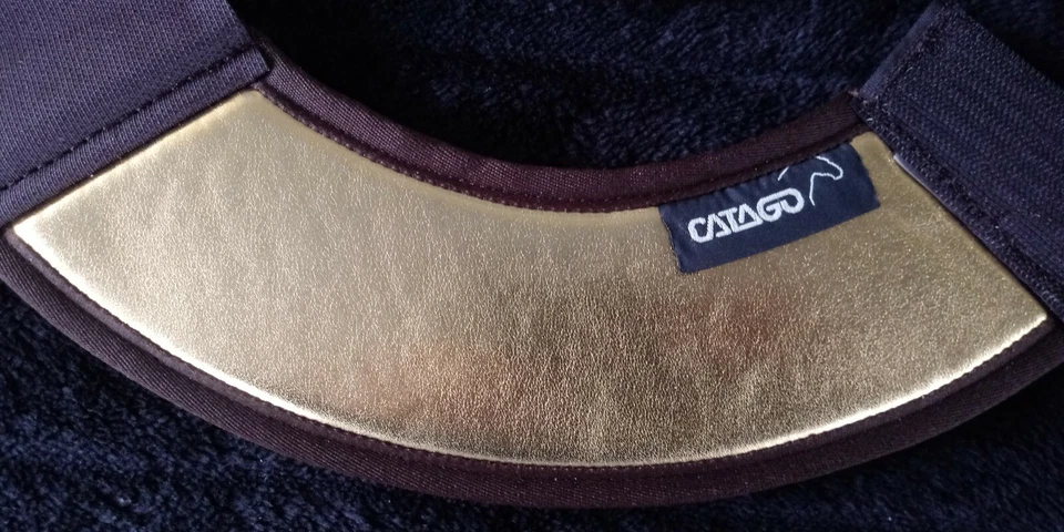 Catago Hufglocken Neopren Gold / Metallic Gr. XS Shetty / Shetland Springglocken - Bild 4 von 4