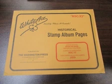 "WHITE-ACE" STAMP PAGES U.S REGULAR ISSUE  #RSC-33 ,2009 W/FREE SHP.