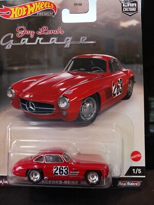 Hot Wheels 2022 Premium Jay Lenos Garage Mercedes - Benz 300 SL