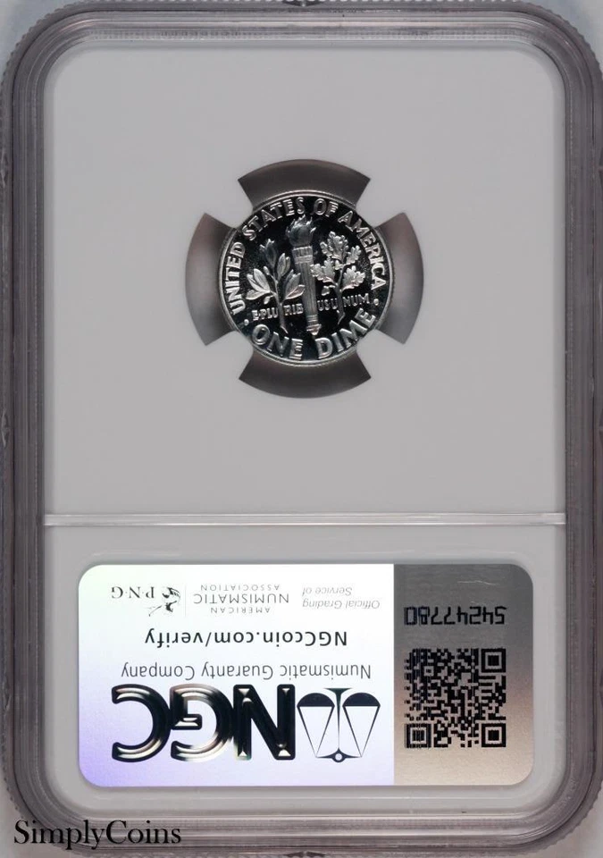 1960 DDO FS-103 Roosevelt Dime NGC PF68 CAMEO CAM Doubled Die Obverse POP 1 of 3 - Image 2 of 4