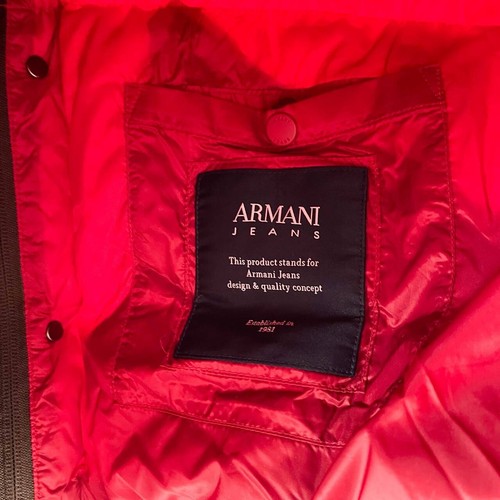 A|X ARMANI EXCHANGE Mens Logo Print Puffer Jacket Size L - Picture 10 of 13