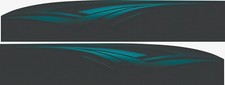 Auto Vehicle Car Truck Boat Side Half Wrap Vinyl Stickers Graphics Decals Racing