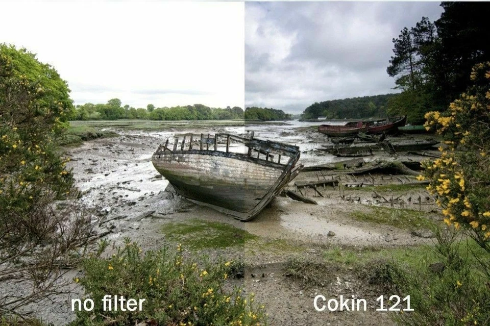 Cokin Gradual ND Filter Kit, W3H0-25, ND2, ND4, ND8, X121,X121M,X121S, 130x170mm - Image 2 of 4