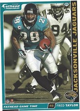 FRED TAYLOR JACKSONVILLE JAGUARS FLORIDA GATORS FATHEAD TRADEABLES 2008 G52 HOF?
