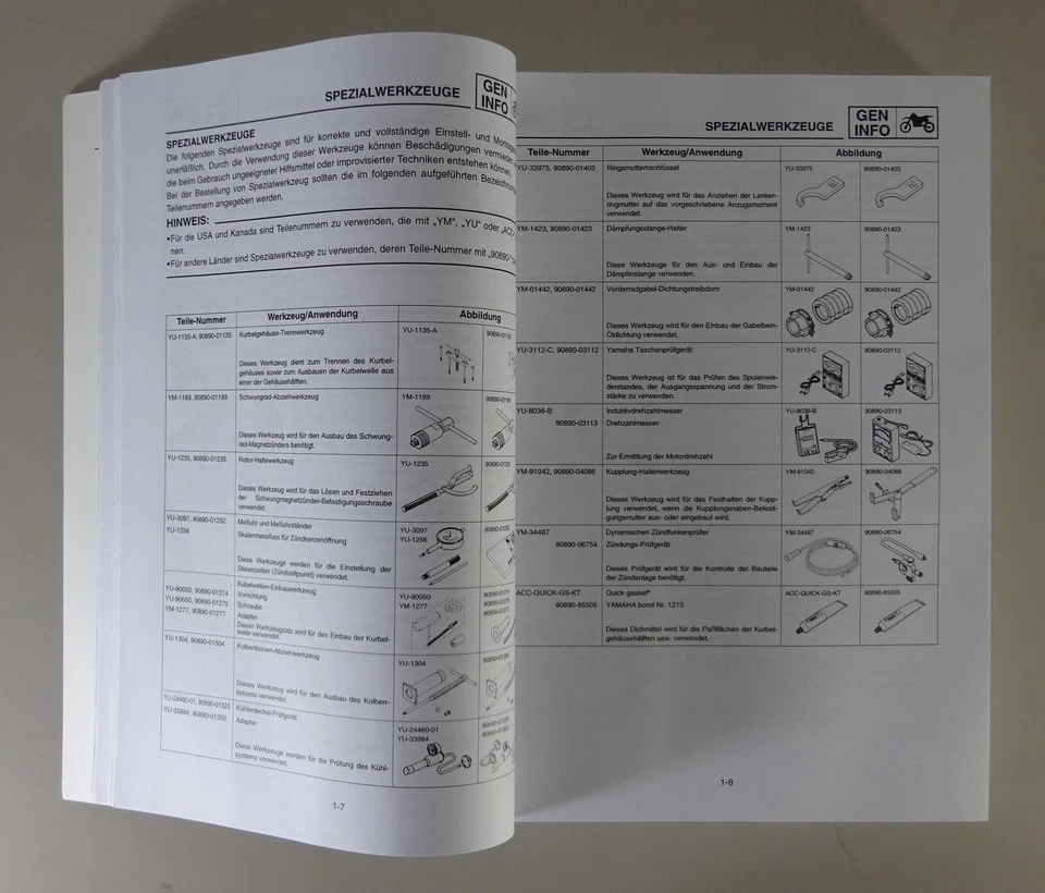 Manual de Taller/Manual de Operación Yamaha YZ 250F (P) / LC Stand 06/2001 - Imagen 3 de 3