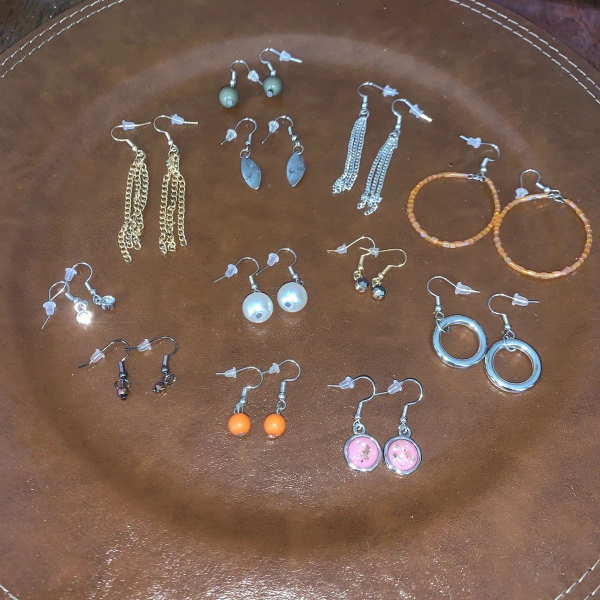 J.CREW Nordstrom Paparazzi LOT of 12 dangle studded small pierced