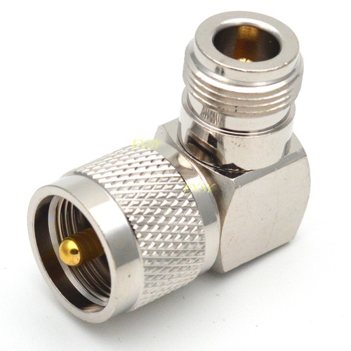 2Pcs PL259 SO239 UHF to N Male Female Right Angle elbow Coax Converter Adapter - Picture 2 of 7