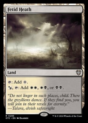 *MtG: FETID HEATH - Commander: Outlaws of Thunder Junction Rare*