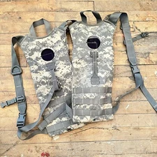 2 - Used US Army USGI Military Camelbak Hydration Carrier ACU / UCP Digital Camo
