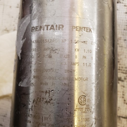 Pentair Pentek P43B0015A2-01, 1-1/2HP 4" Submersible Motor - Picture 11 of 12