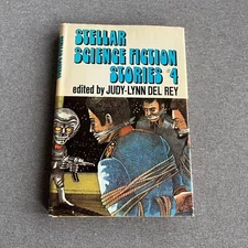 Stellar Science Fiction Stories #4,  Hardcover Book 1978 Del Rey