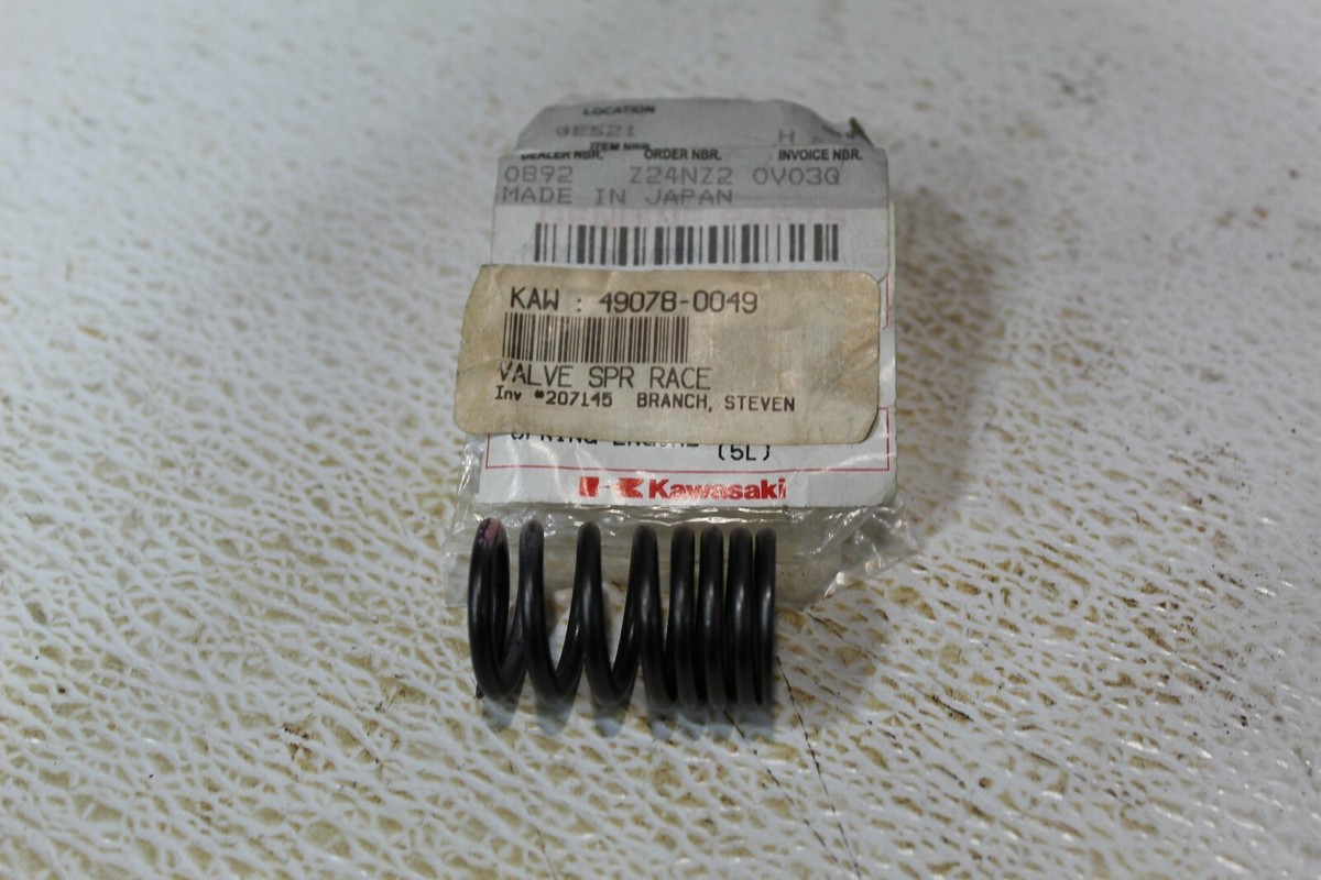 プレート OEM KAWASAKI OEM 04-10 ZX 1000R CAMSHAFT VALVE SPRING PART