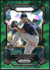 2024 Panini Prizm #196 Olivia Pichardo Green Scope Prizms RC