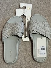 Sandalias Calia punta abierta para mujer talla 6 hinojo tierra nuevas con etiquetas $58