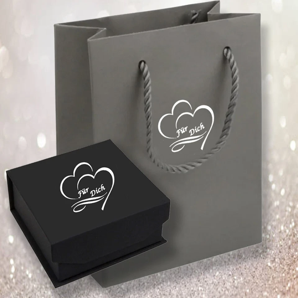 925 Silber Herzkette Kette mit Herz Geschenk für Frauen Damen Freundin Mutter - Bild 4 von 4