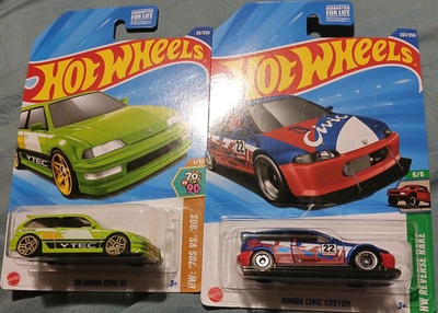 #ad Hotwheels Honda Civic Custom 90 Civic EF NEW 2025 K Case $6.00