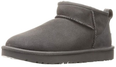 UGG W CLASSIC ULTRA MINI グレー 7 Classic Ultra Mini Grey | Quarks Shoes