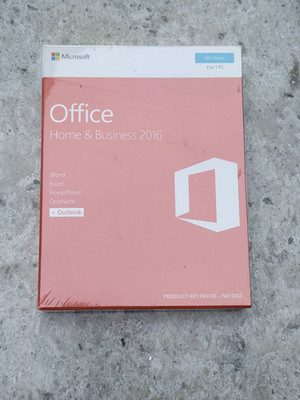 MICROSOFT OFFICE 2016 HOME und Business für Windows versiegelt brandneu