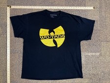 Wu-Tang T-Shirt Mens 2XL Tour 2022 NY State Of Mind Back Print Front Logo Black