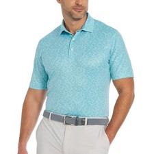 Greg Norman Men's L Light Blue Polo Shirt N0632