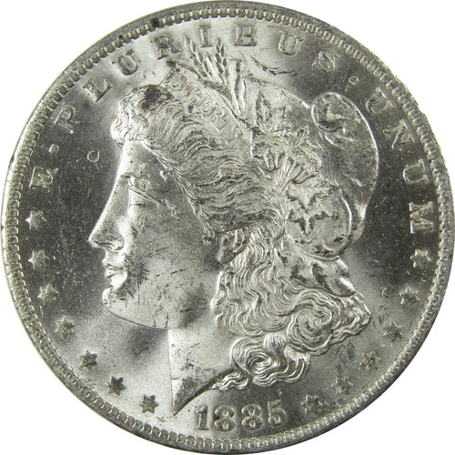 1885 O Morgan Silver Dollar Uncirculated Mint State $1 Coin SKU:I24543