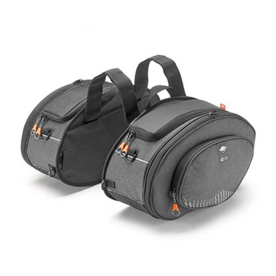 NEW Kappa Alpha Lite Range Expandable Side / Saddle Bags Storage Black AH207