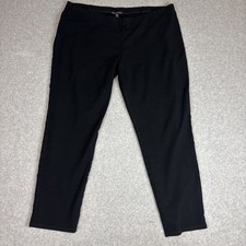 Eileen Fisher Stretch Pants Womens Size XL Black Pull On READ 