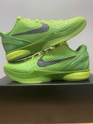 Nike Zoom Kobe 6 Protro Low Grinch Green Basketball Sneaker CW2190-300