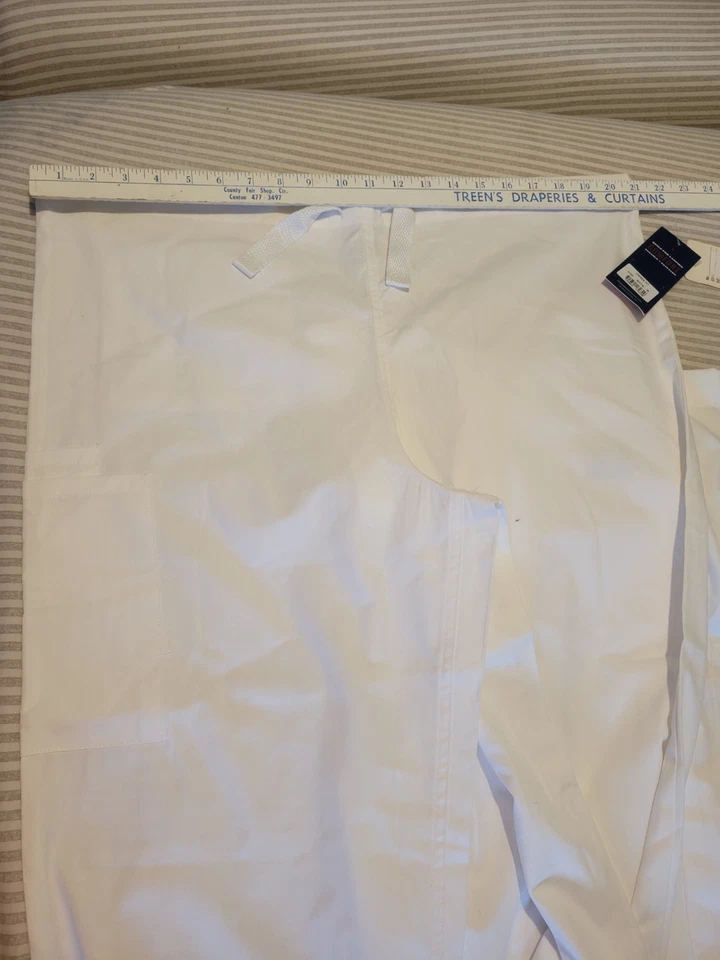 2 Pairs New with Tags Unisex Cherokee Scrubs SzMed Drawstring Pants Free Shipp - Image 2 of 4