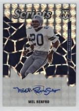 2020 Panini Mosaic Scripts Mel Renfro #S19 Auto HOF 0u7
