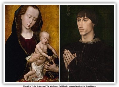 Diptych of Philip de Cro with The Virgin and Child Rogier van der Weyden