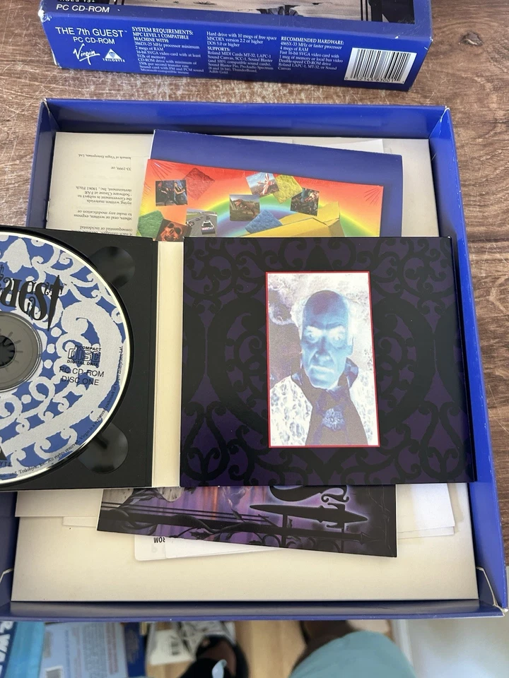 The 7th Guest 1992 PC CD-ROM Video Game Complete Big Box - Horror Adventure - Image 4 of 4