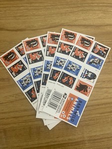 Value $78  ~100 Stamps! 5 Sheets of 20 each USA Baby Wild Animal Stamps Forever 