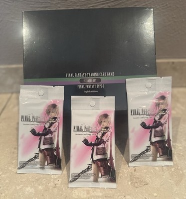 Final Fantasy Starter Set TradingCard Game Englisch & 3 Booster Opus V Deutsch