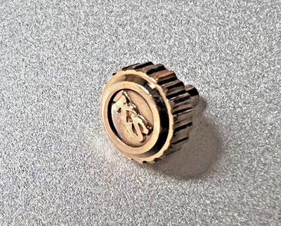 New Genuine Gold Plated Crown 55M12EG, 55M12NA for King Seiko 5626 - see list