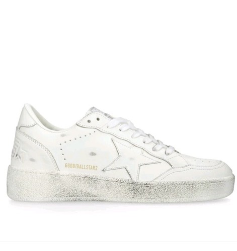 Women's Ball Star with white leather star and heel tab Golden Goose 38 Uk 5