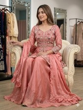 Trending Designer Rangoli Silk Kurta Palazzo With Dupatta For Wedding Wear