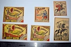 6 Pcs Sweden Matchbox Labels Packet size
