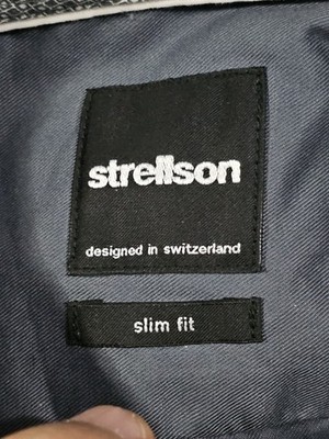 Strellson Tailored Shirt Size 16.5/42 Slim Fit