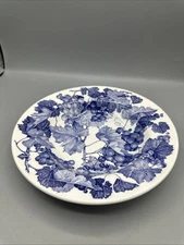 La Primula Quadrifoglio Blue Grapevine Salad Bowl Replacement Italy 8.75"