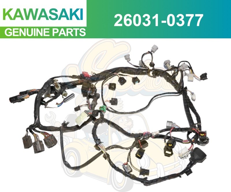 くろべーエンジン 2005 2006 Kawasaki ZX6R MAIN HARNESS ENGINE WIRE WIRING PLUGS