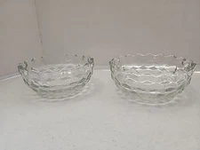 Set of 2 Whitehall Clear by Colony 5-3/8" Bowls