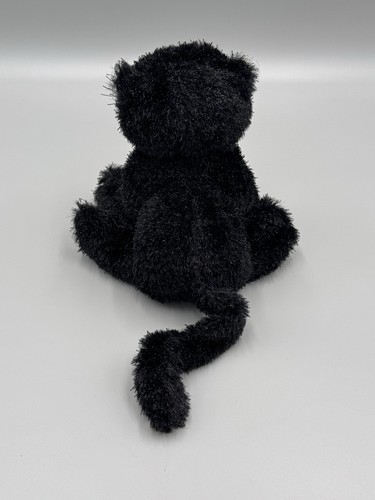 Ganz Webkinz Black Cat Stuffed Animal Plush Toy HM135 8” Kitten No Code - Picture 5 of 14
