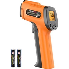Infrared Thermometer Gun Digital Laser for Cooking HVAC Automotive Max Temp