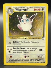 Wigglytuff 019/130 Base Set 2 Holo Vintage WOTC Pokemon TCG - LP