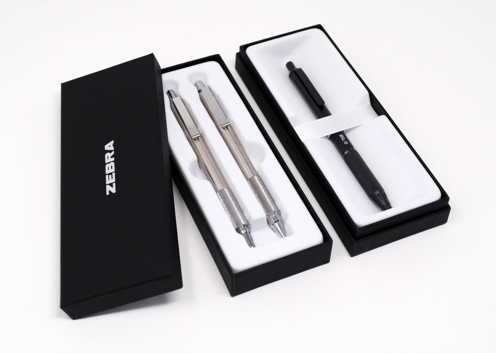 Zebra Pen Premium Writing Gift Set 3-Pack, Black Ink, Medium/Fine Point, Incl...