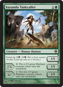 Kazandu Tuskcaller - Foil - Rise of the Eldrazi #191