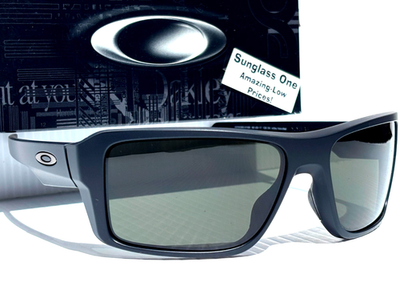 Oakley DOUBLE EDGE Matte Black Frame Dark Grey Lens Sunglass  display picture 1